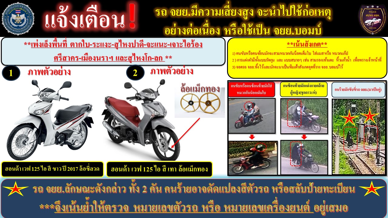 จยย.เฝ้าระวังนรา 11 พ.ค.67